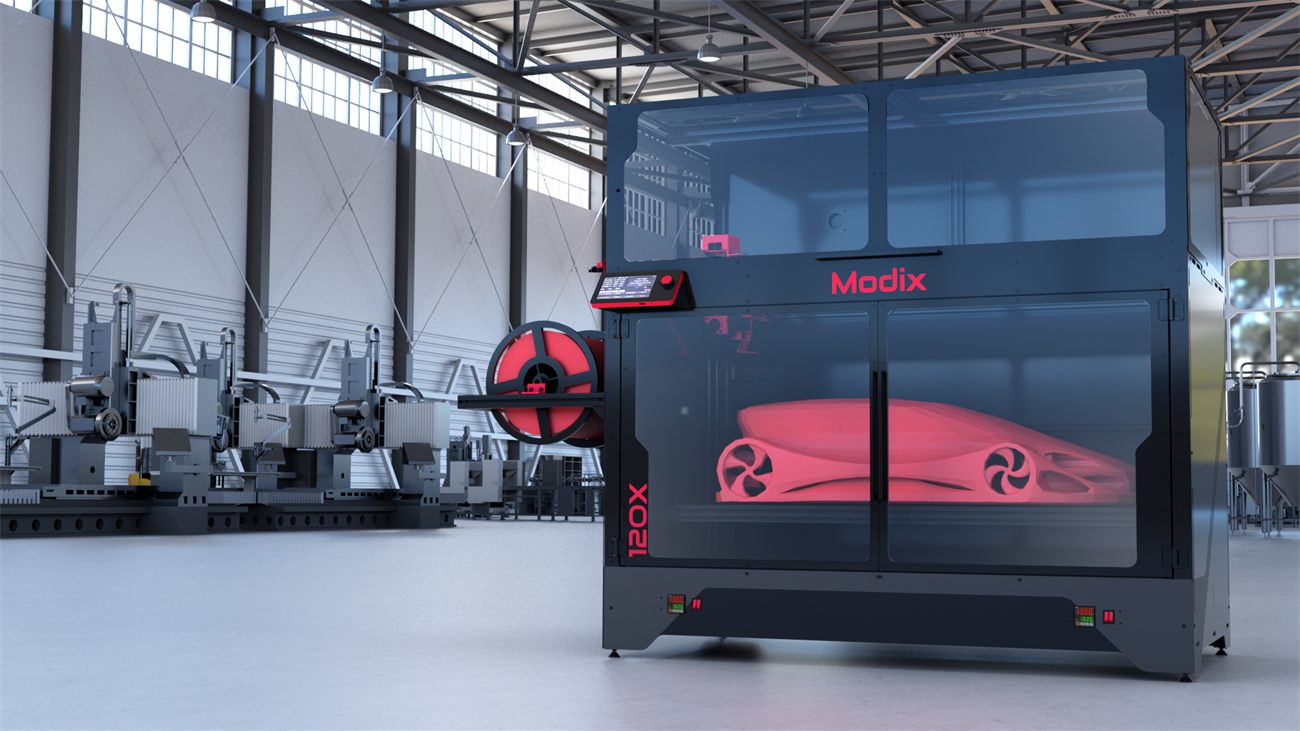Modix BIG-120X in a production warehouse
